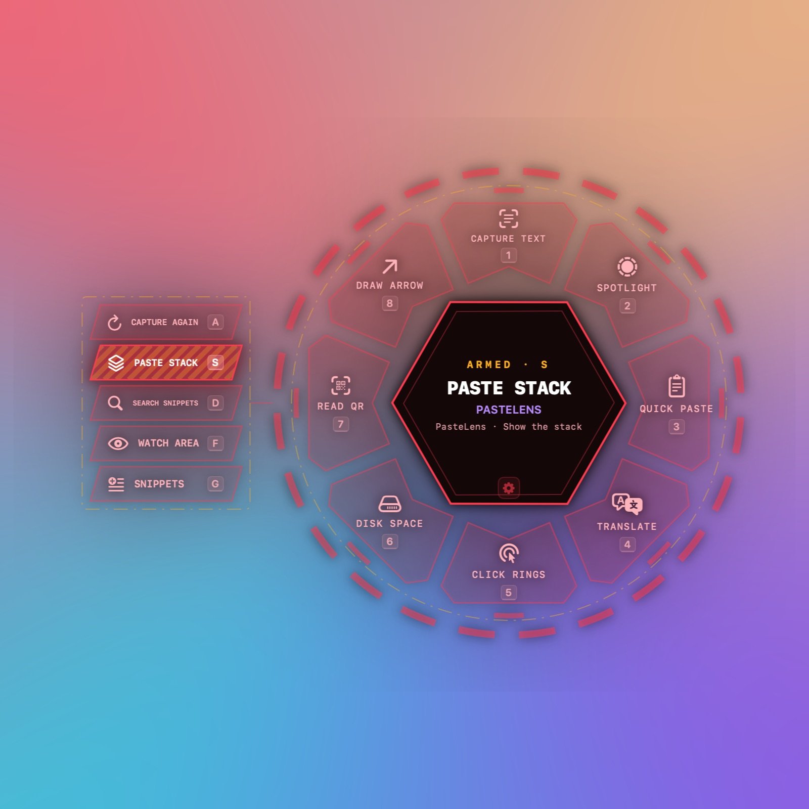 ToolHUD Red Alert with its button pad